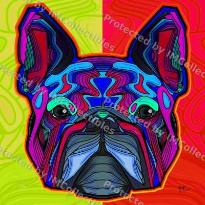 Psychedelic French Bulldog