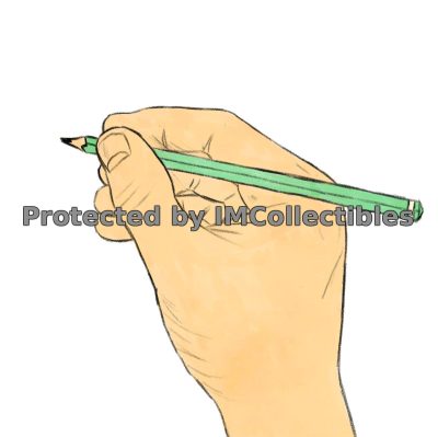 Hand Holding Pencil