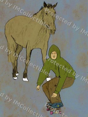 Horse and Skater