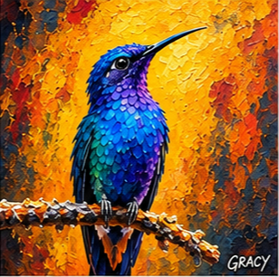 Hummingbird reverie